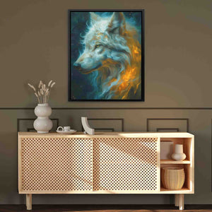 Albino Wolf - Luxury Wall Art