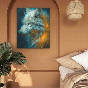 Albino Wolf - Luxury Wall Art