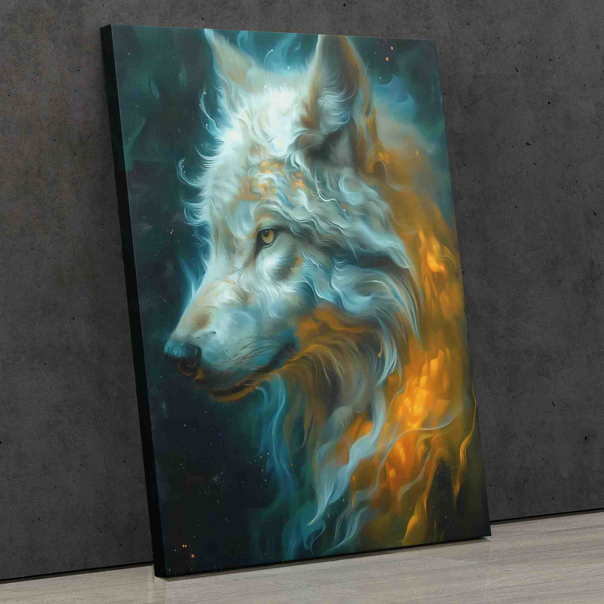 Albino Wolf - Luxury Wall Art