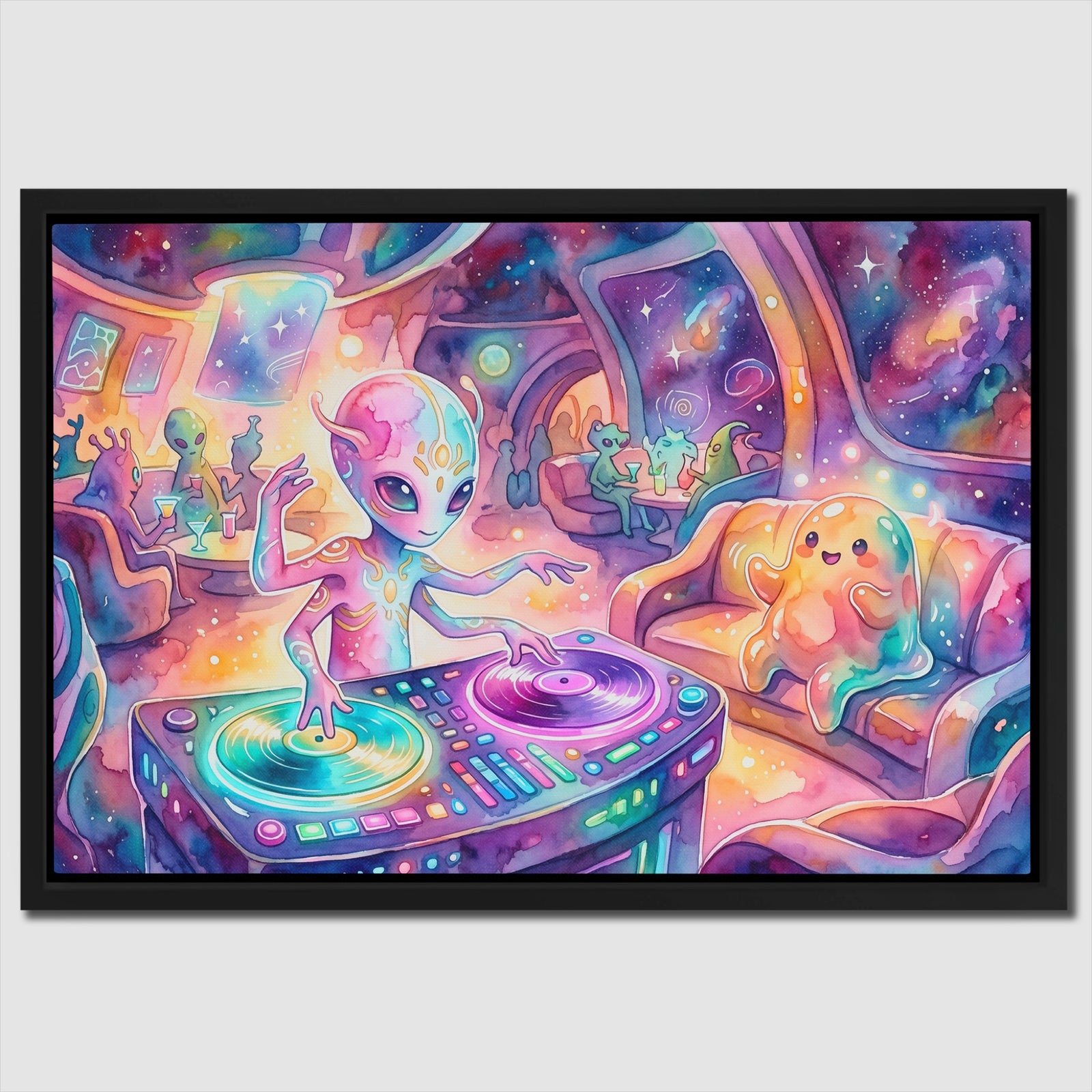 Alien DJ Spaceship — Alien DJ Spaceship Close Up Landscape 19