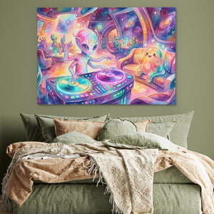 Alien DJ Spaceship — Alien DJ Spaceship Green Bedroom 55