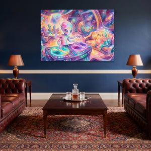 Alien DJ Spaceship — Alien DJ Spaceship Lounge Wall Land 145