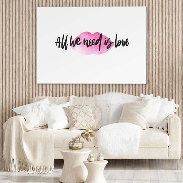All We Need Is Love in a room