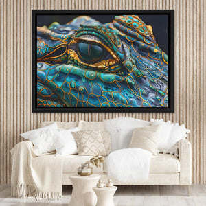 Alligator Eye - Luxury Wall Art