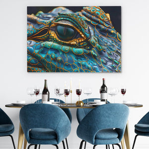 Alligator Eye - Luxury Wall Art