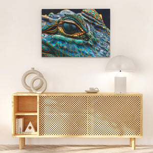 Alligator Eye - Luxury Wall Art