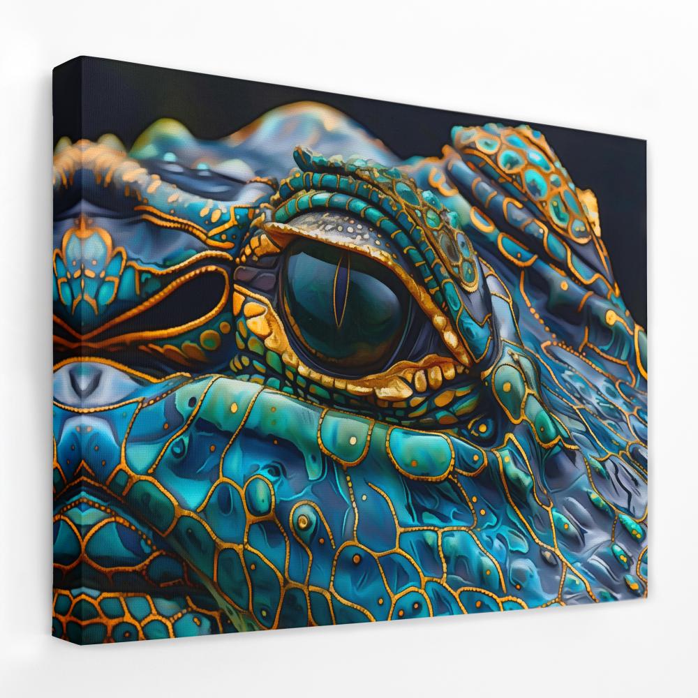 Alligator Eye - Luxury Wall Art