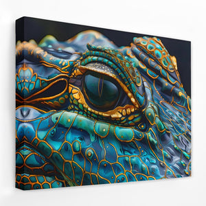 Alligator Eye - Luxury Wall Art