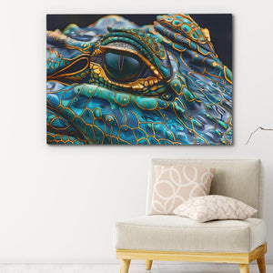 Alligator Eye - Luxury Wall Art