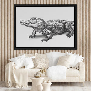 Alligator Shuffle - Luxury Wall Art