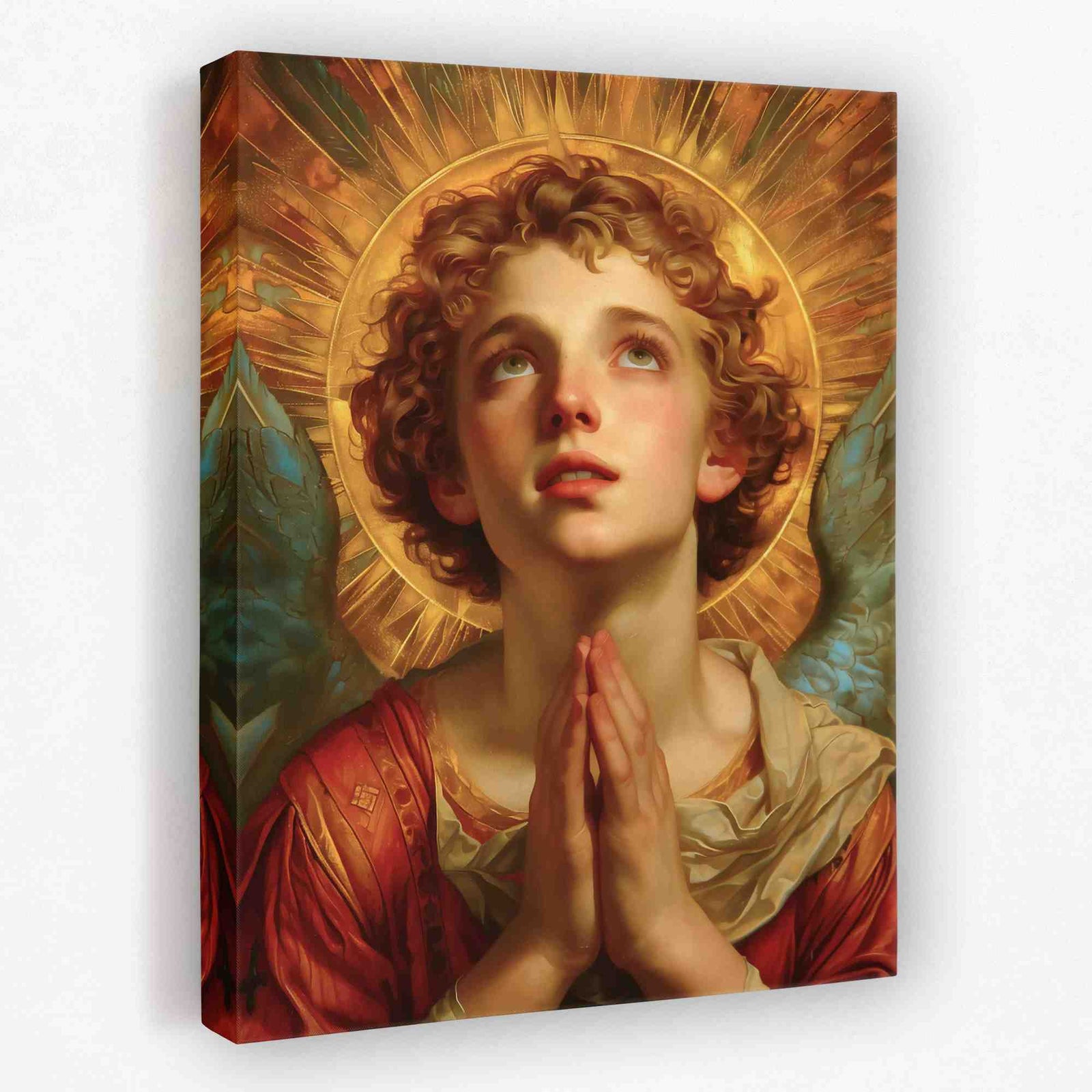 Amber Aura - Angel Canvas Wall Art