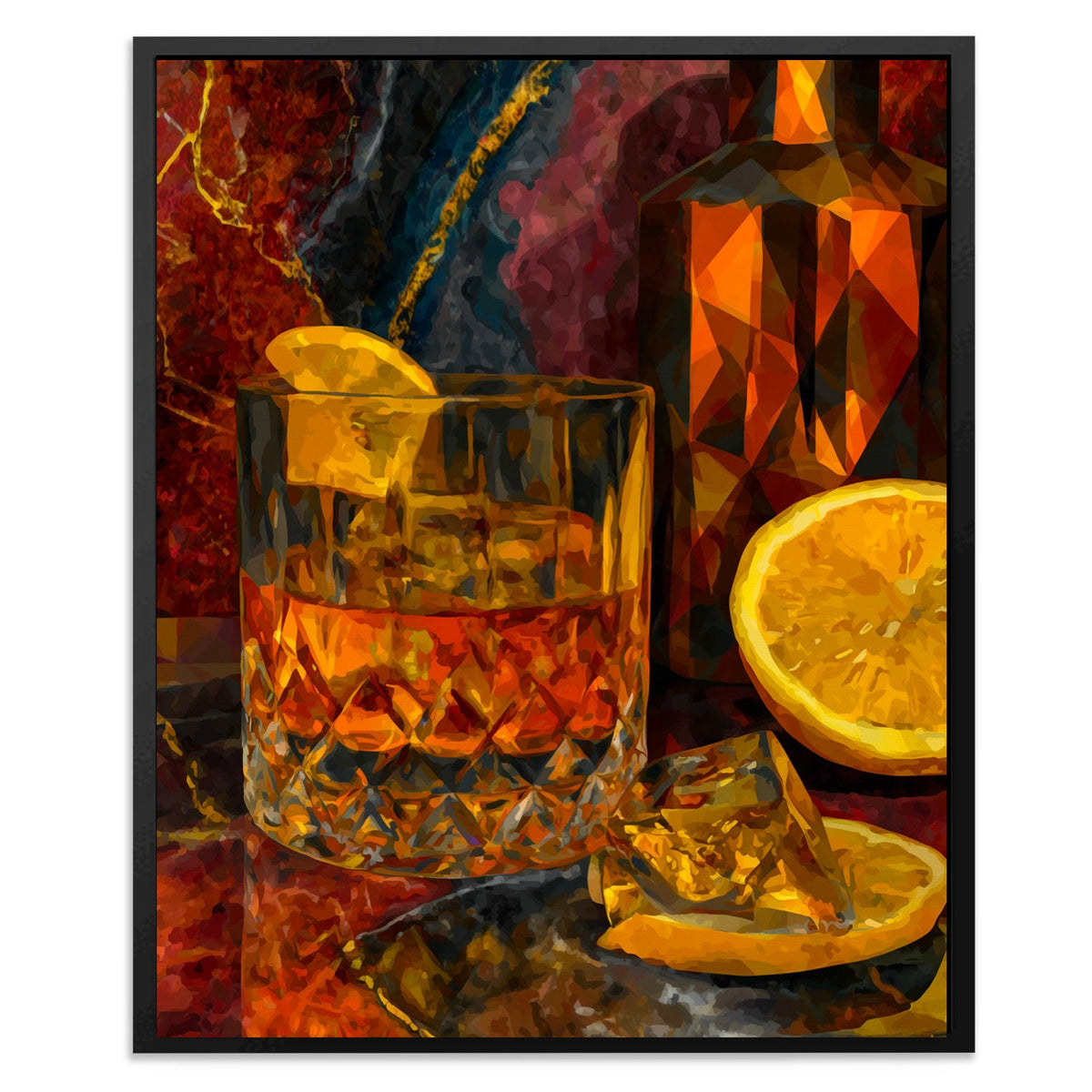 Amber Citrus Luxe - Luxury Wall Art
