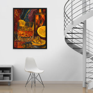 Amber Citrus Luxe - Luxury Wall Art