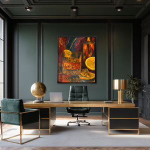 Amber Citrus Luxe - Luxury Wall Art