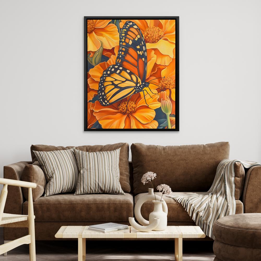 Amber Embrace - Luxury Wall Art
