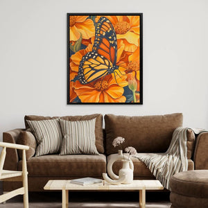 Amber Embrace - Luxury Wall Art