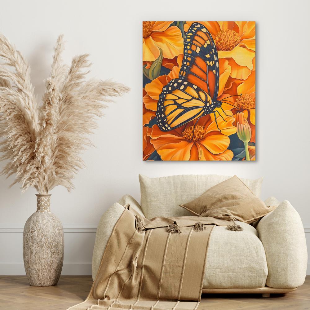 Amber Embrace - Luxury Wall Art