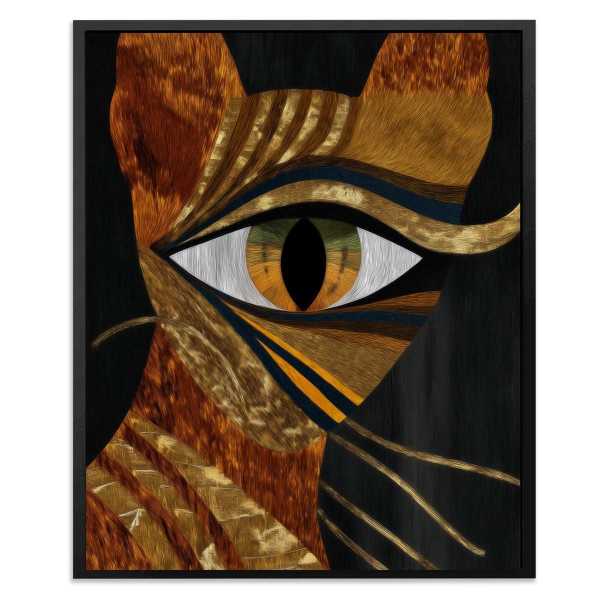 Amber Eye Oracle - Luxury Wall Art