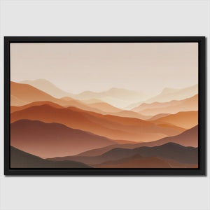 Amber Horizons Dream - Luxury Wall Art