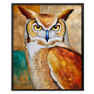 Amber Horned Oracle - Luxury Wall Art