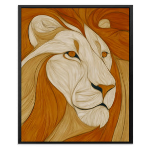 Amber Mane Flow - Luxury Wall Art