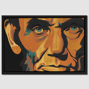 Amber Mustache Portrait - Luxury Wall Art