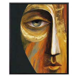 Amber Profile Oracle - Luxury Wall Art