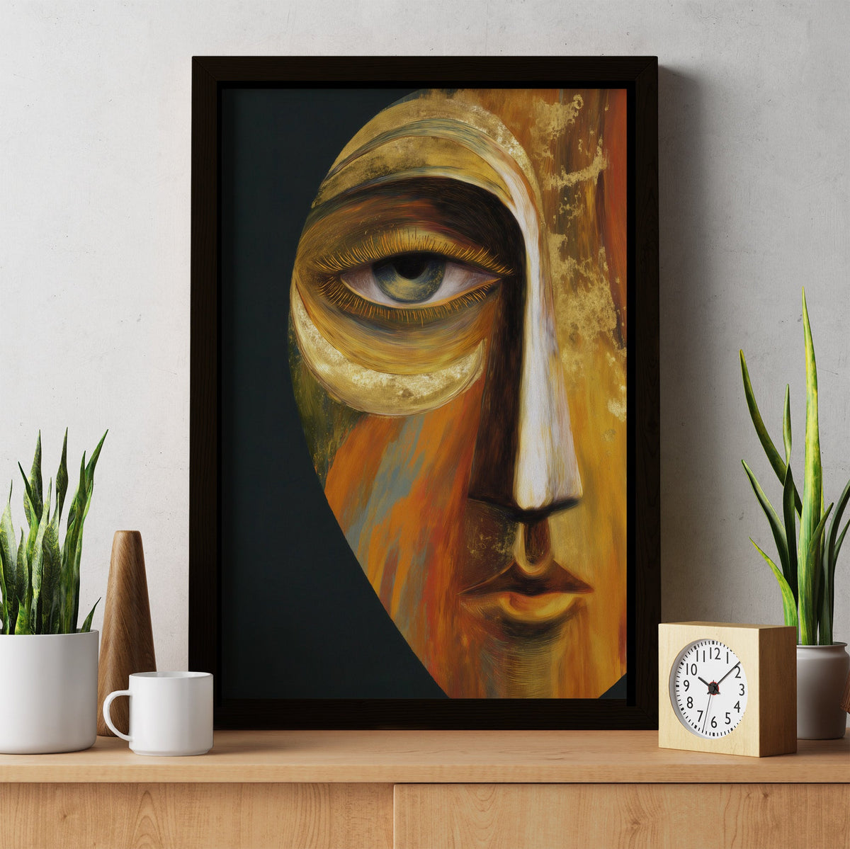 Amber Profile Oracle - Luxury Wall Art