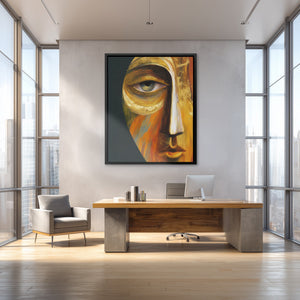 Amber Profile Oracle - Luxury Wall Art