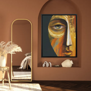 Amber Profile Oracle - Luxury Wall Art