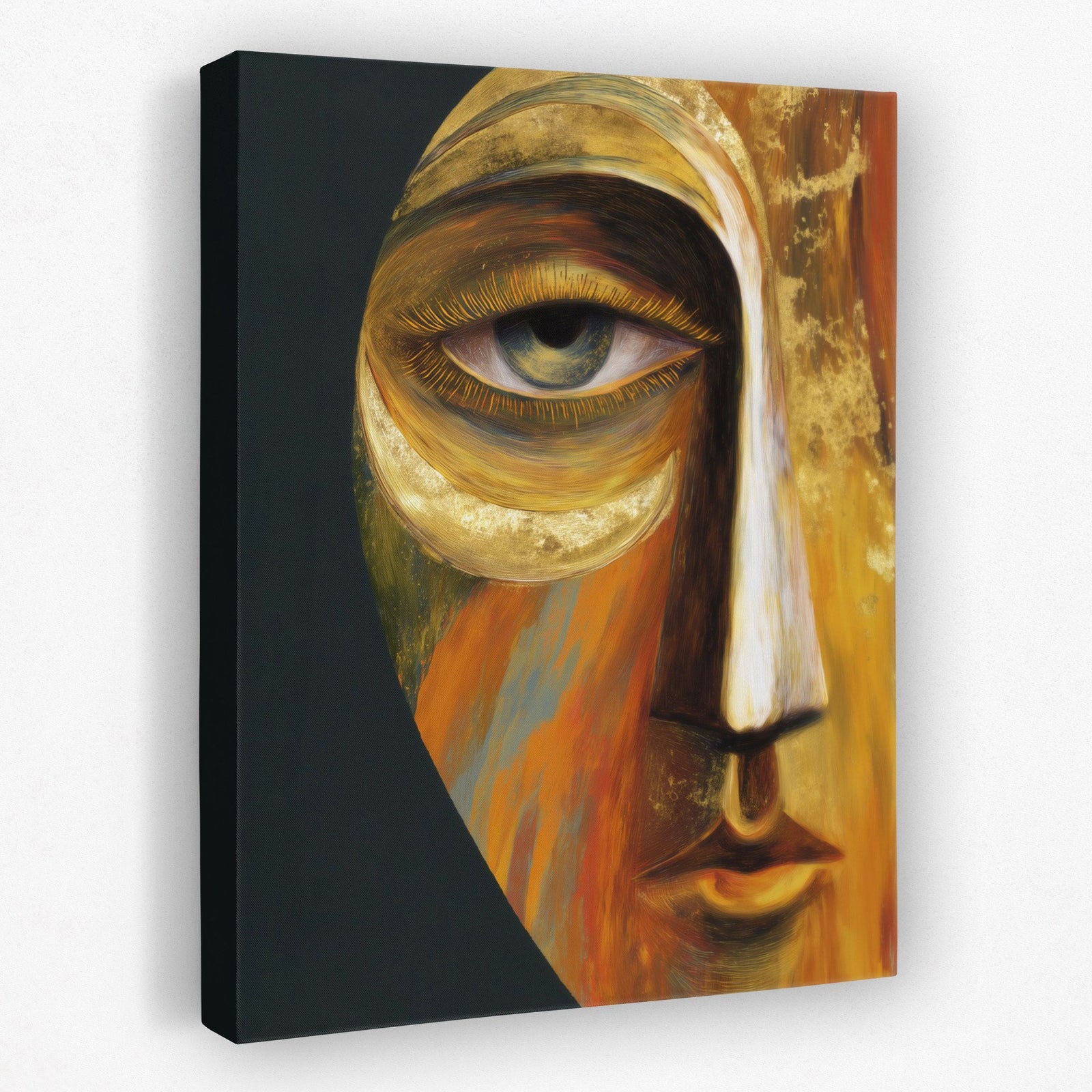 Amber Profile Oracle - Luxury Wall Art