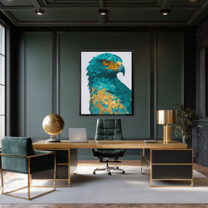 Amber Sovereignty - Luxury Wall Art