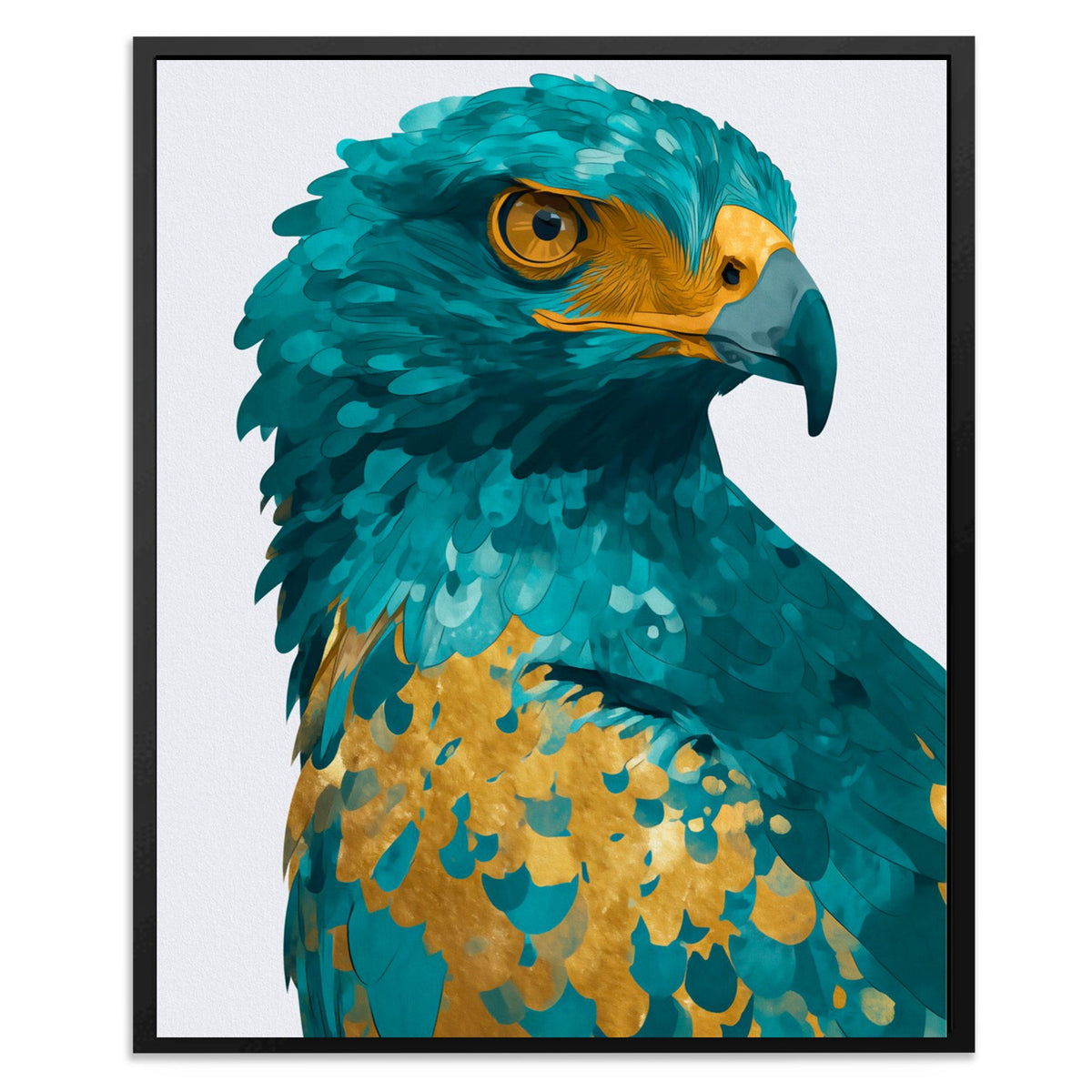 Amber Sovereignty - Luxury Wall Art