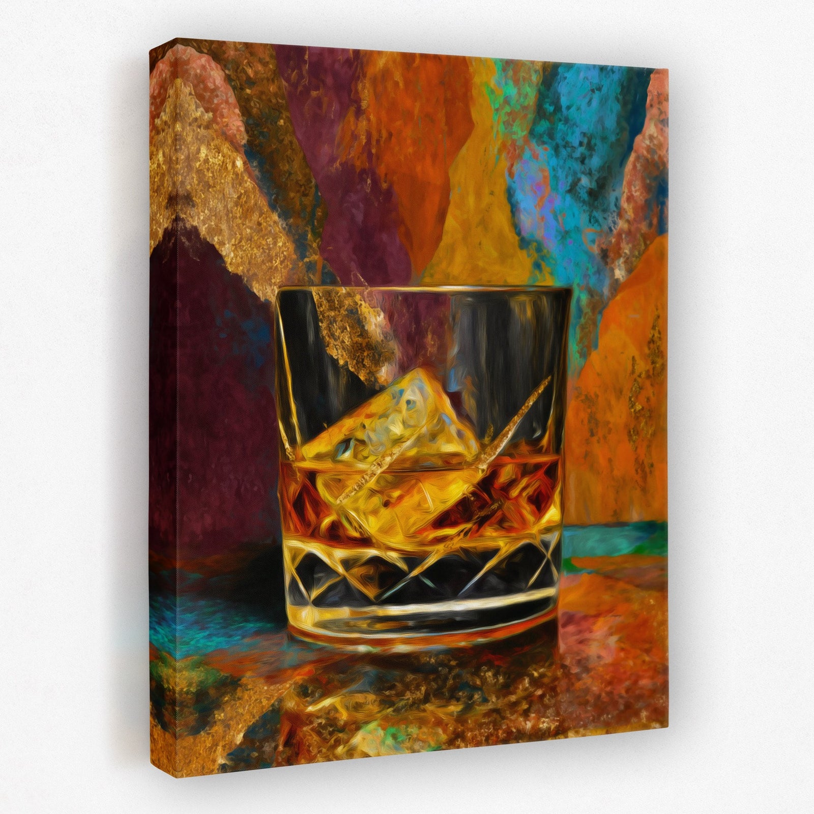 Amber Storm Rising - Luxury Wall Art