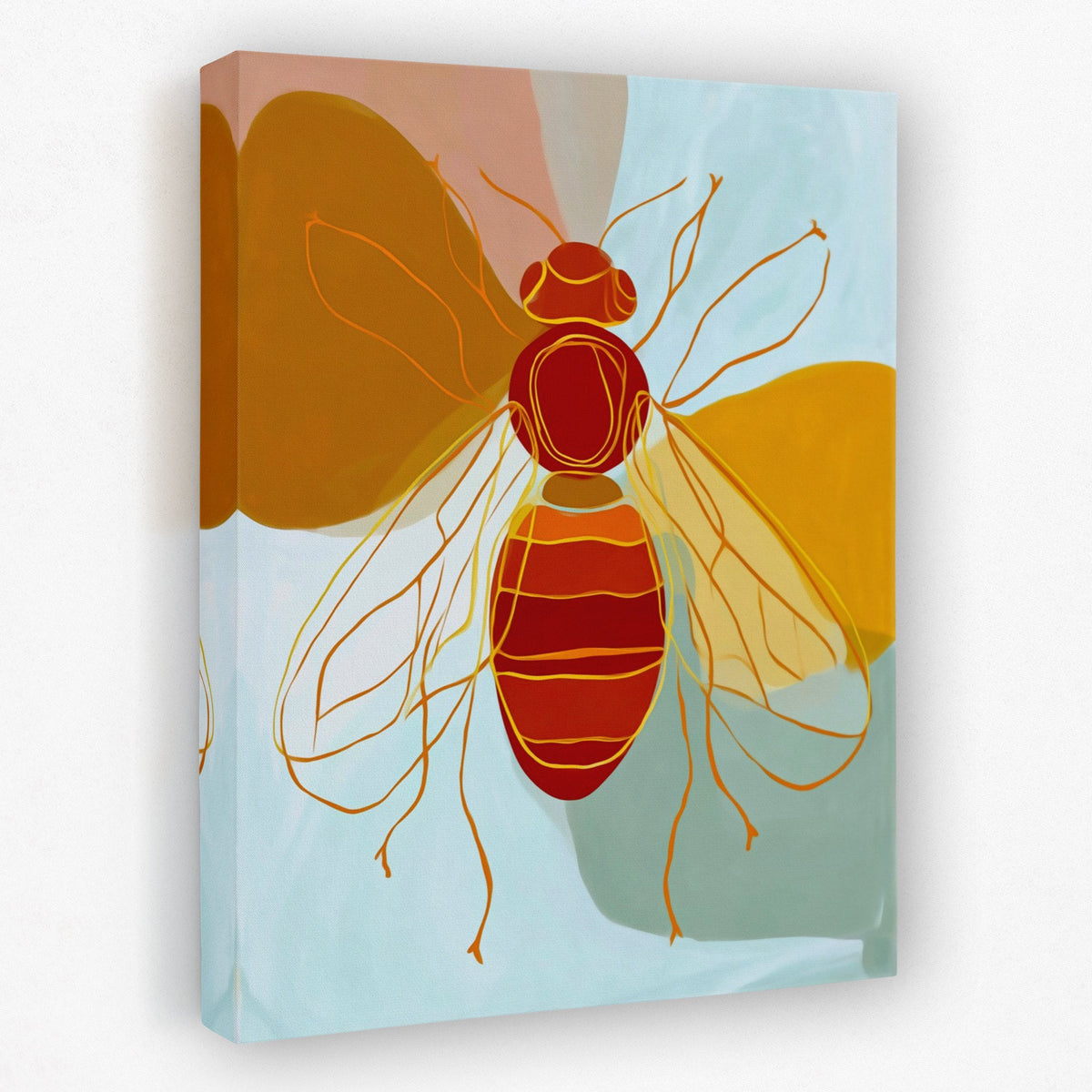 Amber Winged Harvester - Luxury Wall Art