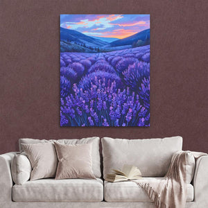 Amethyst Fields - Luxury Wall Art