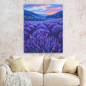 Amethyst Fields - Luxury Wall Art