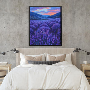 Amethyst Fields - Luxury Wall Art