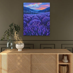 Amethyst Fields - Luxury Wall Art