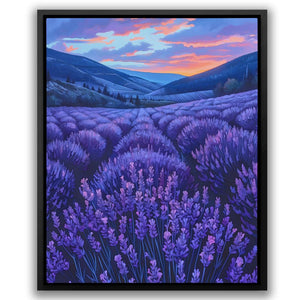 Amethyst Fields - Luxury Wall Art