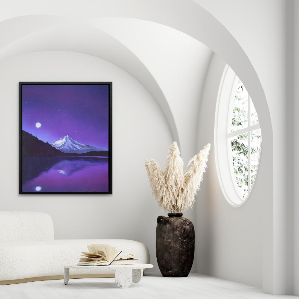 Amethyst Reflection - Luxury Wall Art