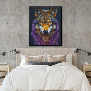 Amethyst Wolf - Luxury Wall Art