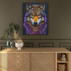 Amethyst Wolf - Luxury Wall Art