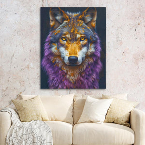 Amethyst Wolf - Luxury Wall Art