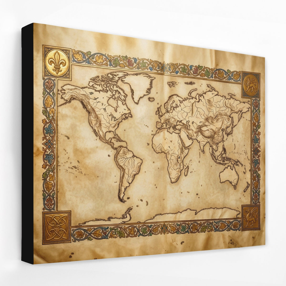 Ancient Globe Illuminated - Luxury Wall Art