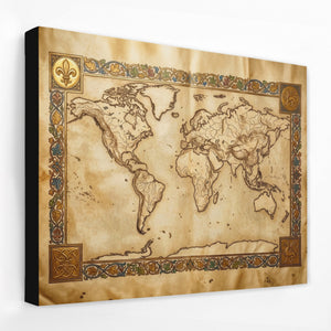 Ancient Globe Illuminated - Luxury Wall Art