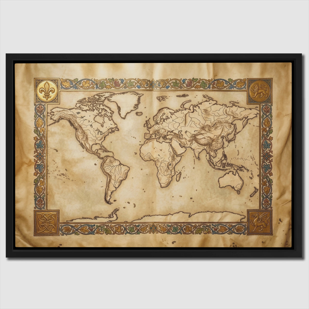 Ancient Globe Illuminated — Ancient Globe Illuminated Close Up Landscape 112