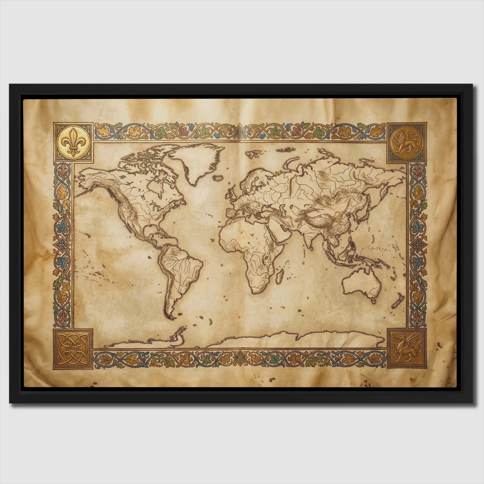 Ancient Globe Illuminated — Ancient Globe Illuminated Close Up Landscape 112