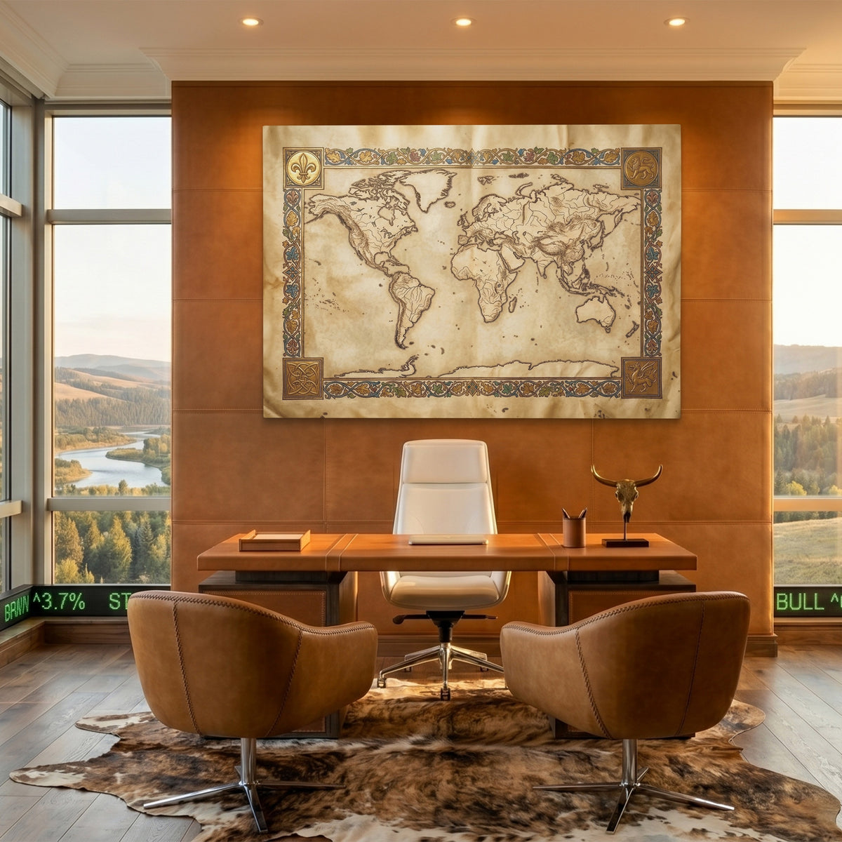 Ancient Globe Illuminated — Ancient Globe Illuminated Bullish Ranch Land 94