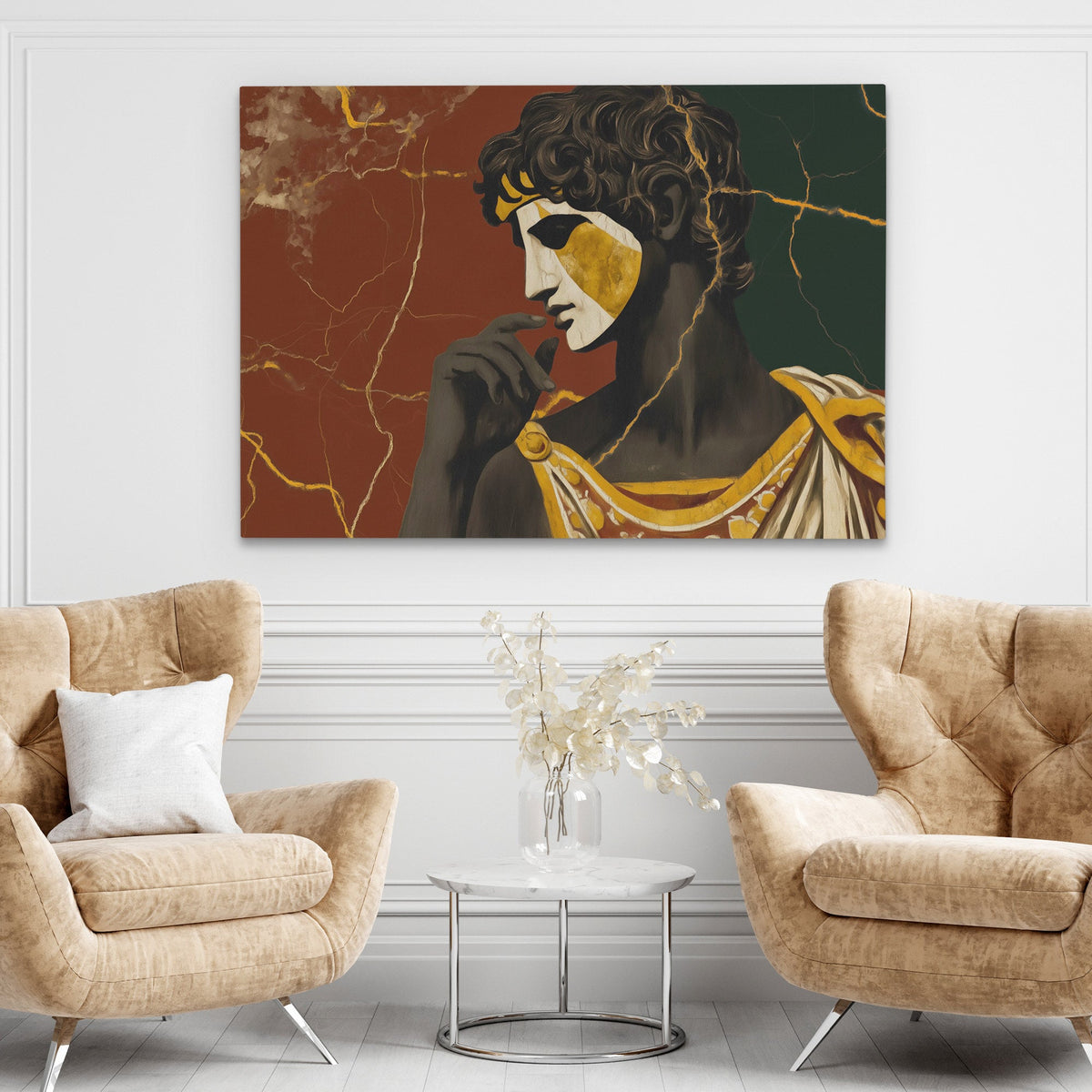 Ancient Thinker Portrait - Luxury Wall Art